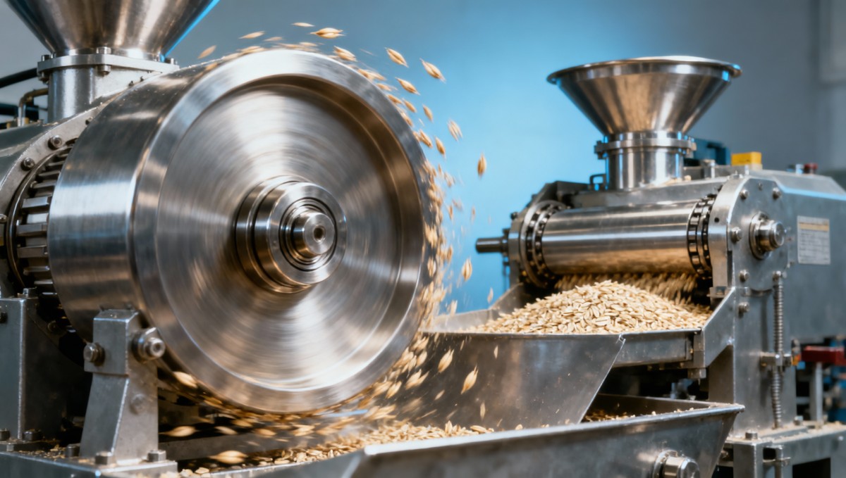 Commercial oat peeling machine noise levels jump 8–10 dB at full load—what that reveals about bearing health