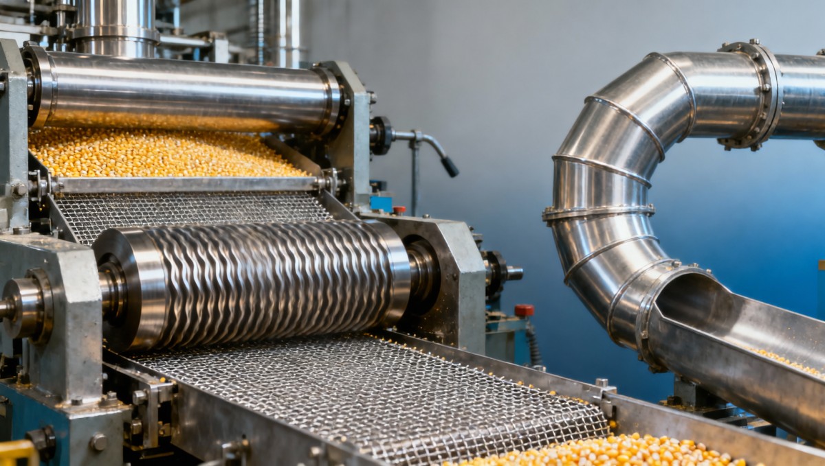 Maize grits making machine output drops after 18 months — is wear pattern predictable?