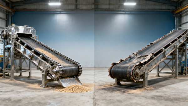 Grain chain conveyor vs. belt systems — which lasts longer in dusty feed mill environments? Grain chain conveyor vs. belt systems — which lasts longer in dusty feed mill environments?
