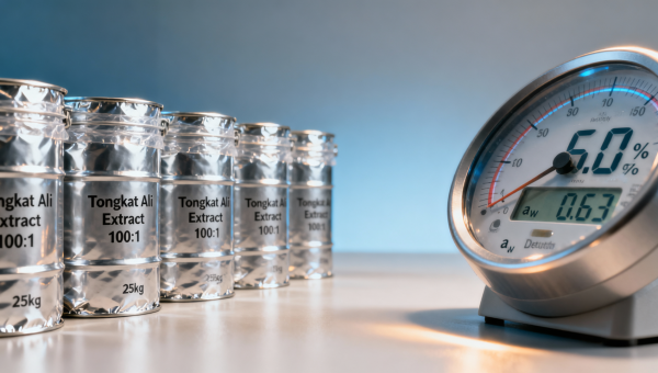 Tongkat ali extract bulk shipments with high moisture content risk microbial growth