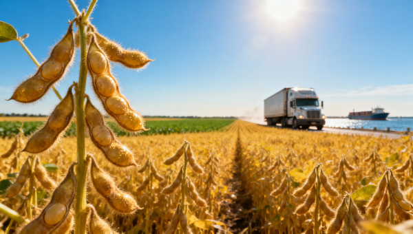 U.S. Soybean Exports to China Plunge 48.5%, China Shifts to Brazil/Argentina