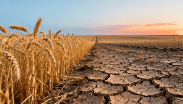 US Wheat Futures Surge Amid Drought, KCBT Hard Red Winter Hits 12-Month High