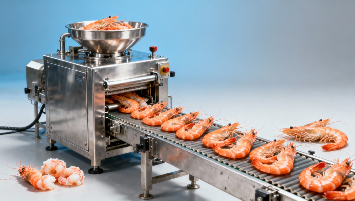When a Commercial Shrimp Peeling Machine Damages Meat When a Commercial Shrimp Peeling Machine Damages Meat