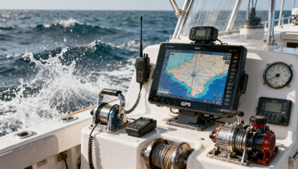 GPS chartplotters for fishing boats that stay readable in spray