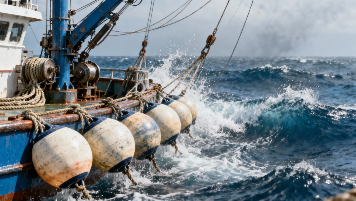 Why commercial fishing floats fail sooner in rough water