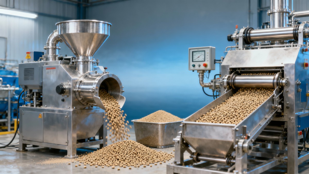 Why shrimp feed pellet machine output drops after the first runs