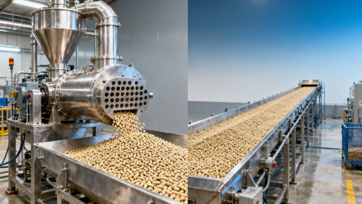 Floating fish feed extruder: where expansion quality goes wrong