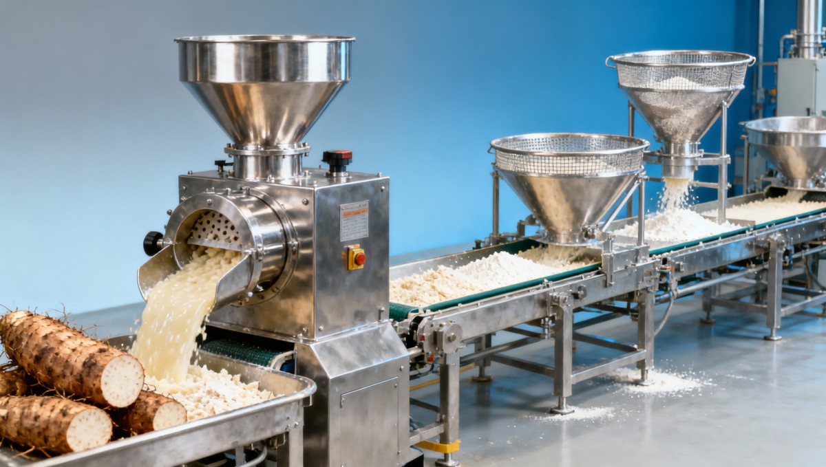 How Fine Should Cassava Grating Machines Process Fresh Roots?