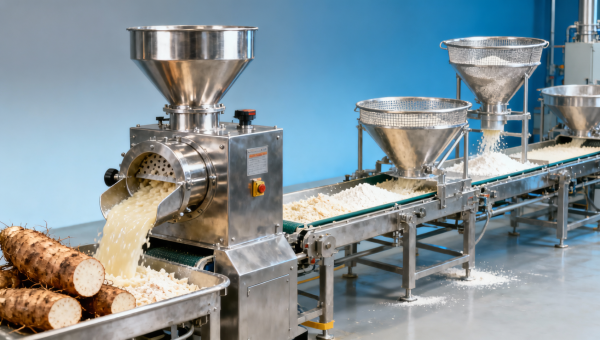 How Fine Should Cassava Grating Machines Process Fresh Roots?