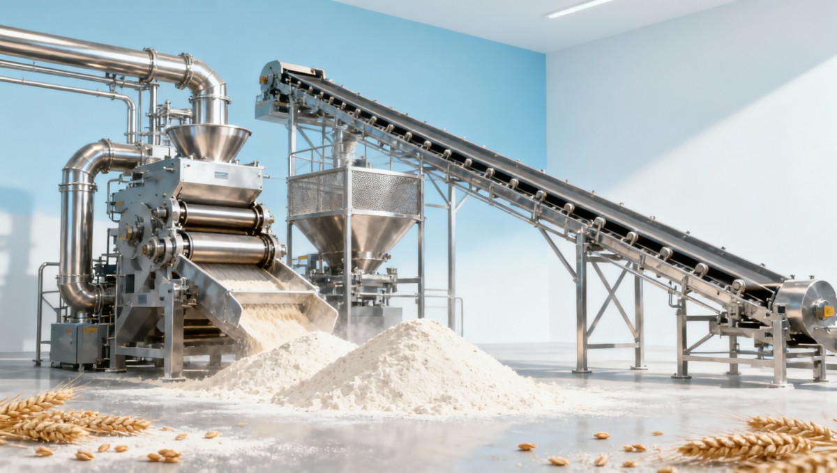 Commercial Flour Mill Machinery That Cuts Ash Variation