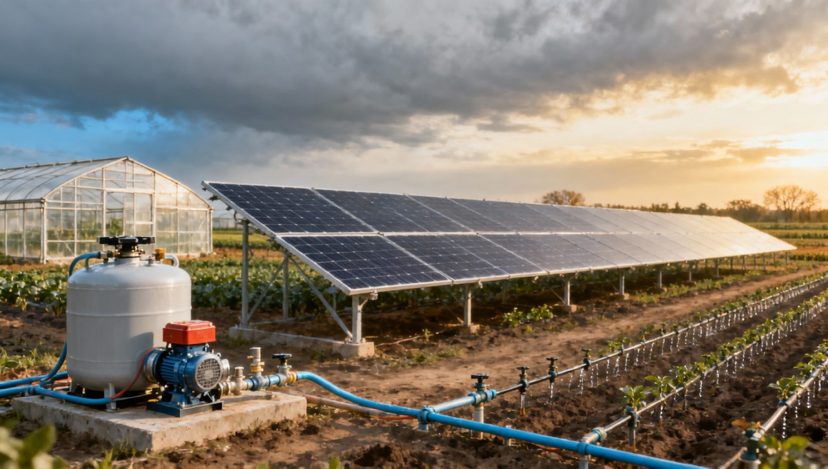 Solar Water Pumps for Agriculture in Low-Sun Seasons