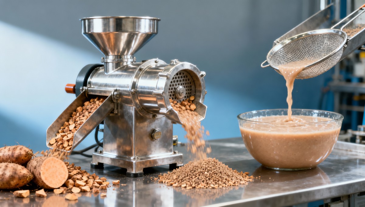 Cassava grating machines and the hidden cause of uneven particle size