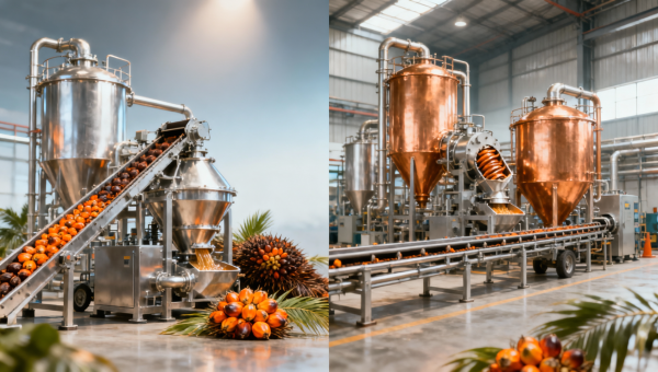 Small palm oil extraction machine or full line for daily throughput?