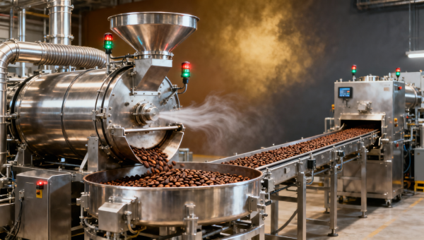 Why roast consistency fails on some cocoa bean roaster commercial lines