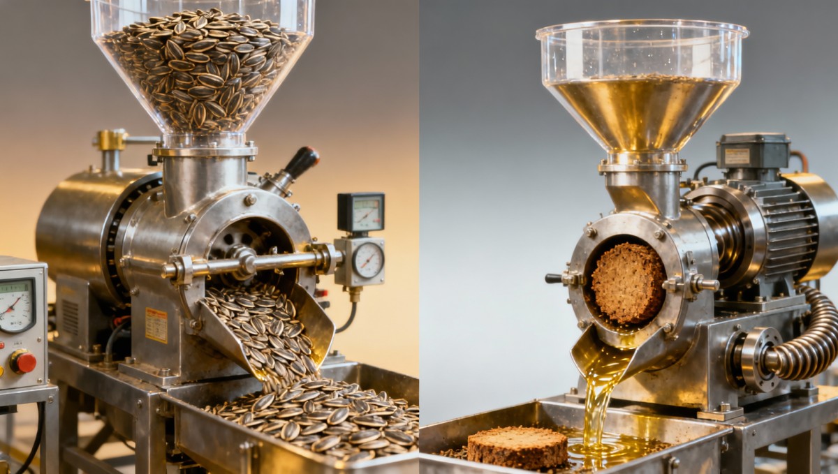 Sunflower oil press machine output drops for reasons beyond seed quality