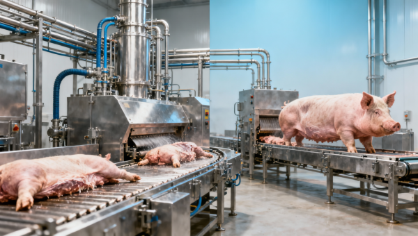 Pig Slaughtering Equipment That Bottlenecks Line Speed