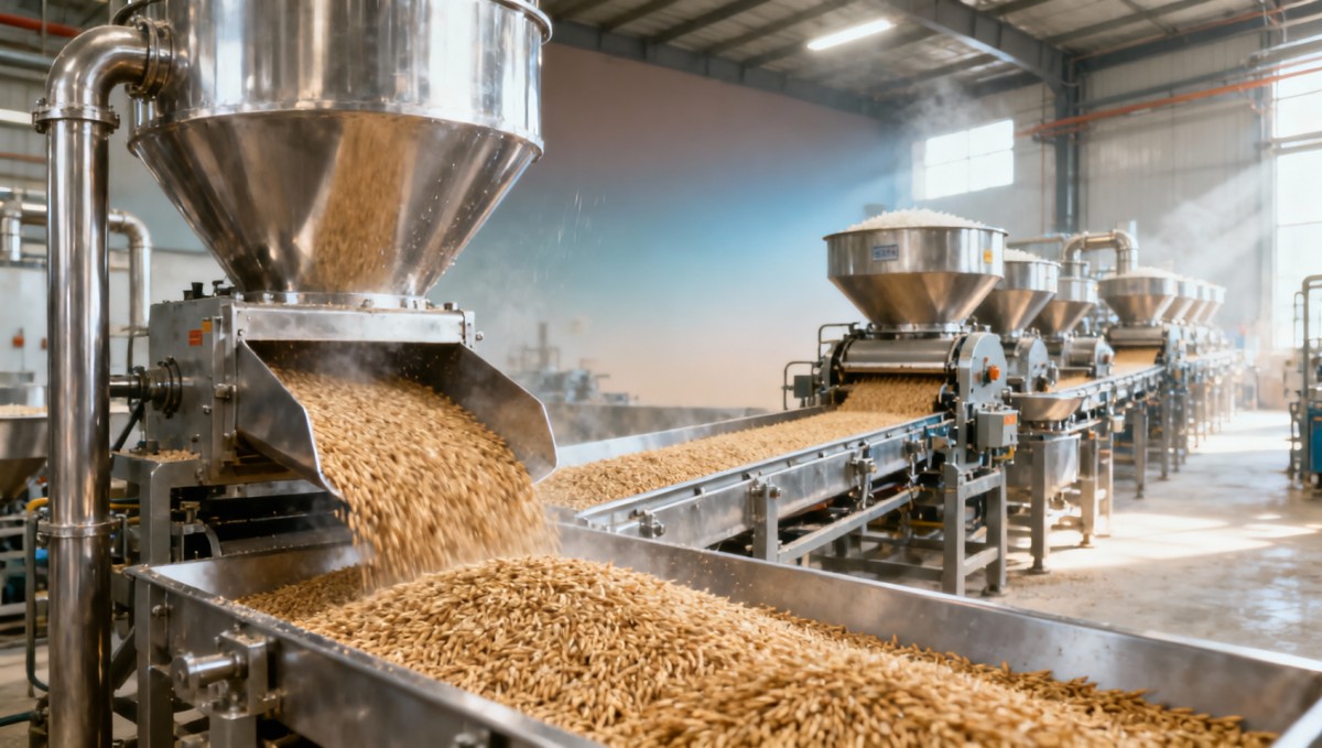 Why Use a Grain Dampener Machine Before Milling?