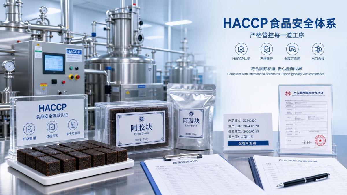 Why HACCP Ejiao Block Matters for Food Safety and Export Compliance Why HACCP Ejiao Block Matters for Food Safety and Export Compliance