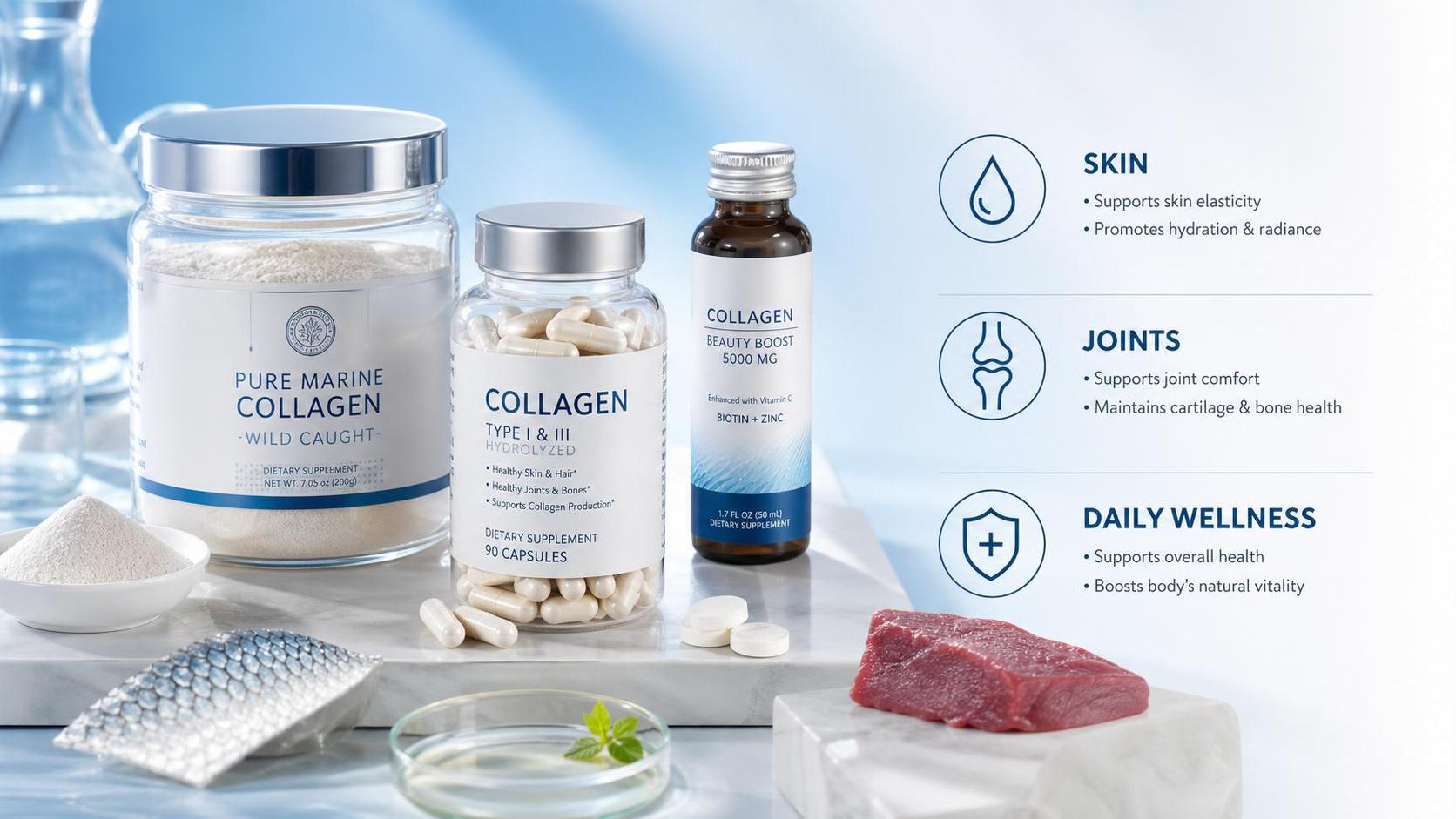 How to Choose a Collagen Supplement for Skin, Joints, or Daily Wellness