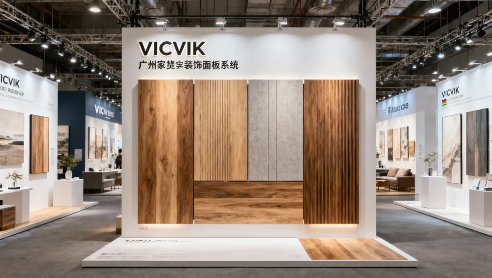 VICVIK's Debut at 2026 Guangzhou Custom Home Furnishing Exhibition: German Precision Meets Warm Aesthetics, Attracting Middle Eastern and European Hotel Design Firms
