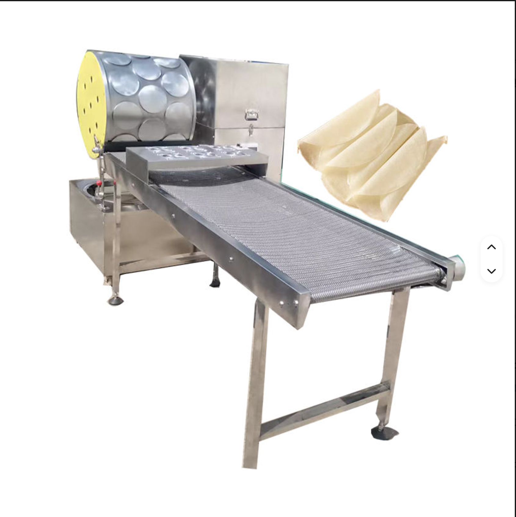 Máquina para envolturas de panqueques de primavera