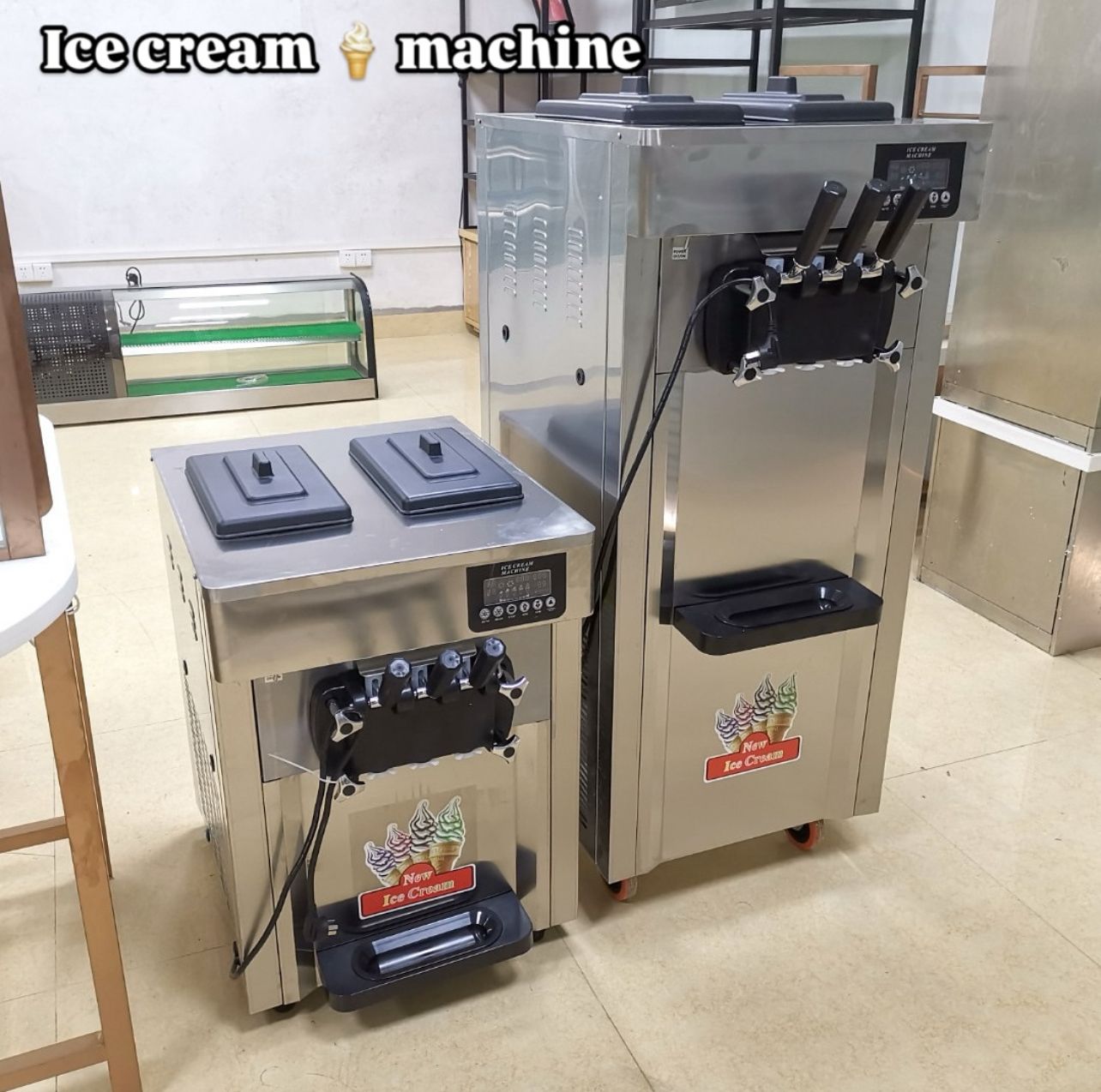 Equipos comerciales para snacks de helado