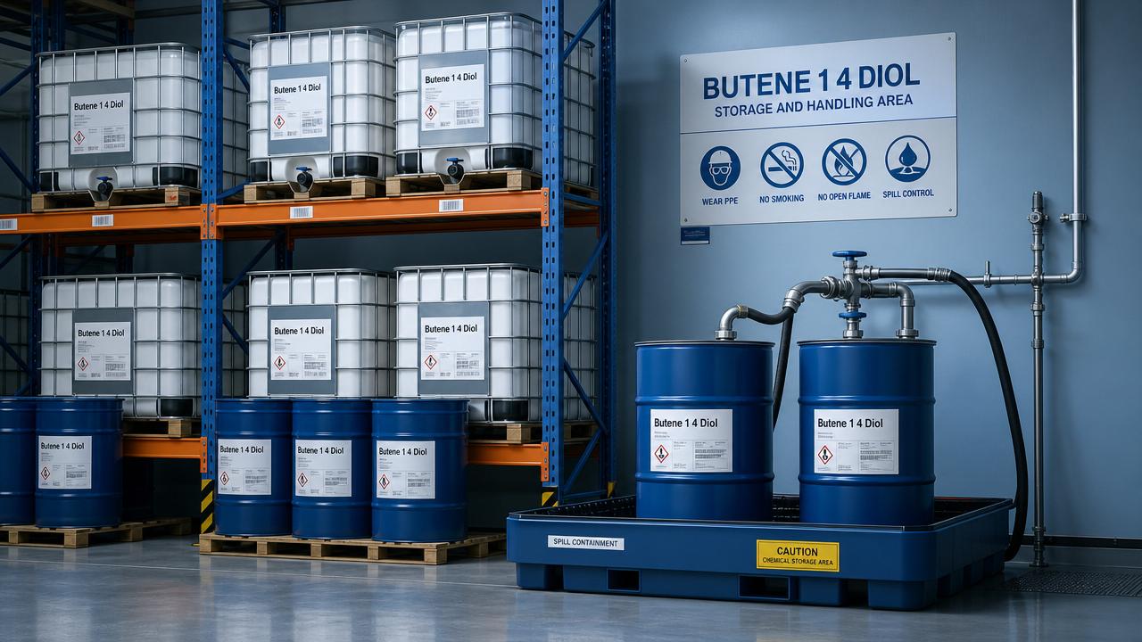 Noticias sobre el manejo de Butene 1 4 Diol: errores comunes de almacenamiento y seguridad