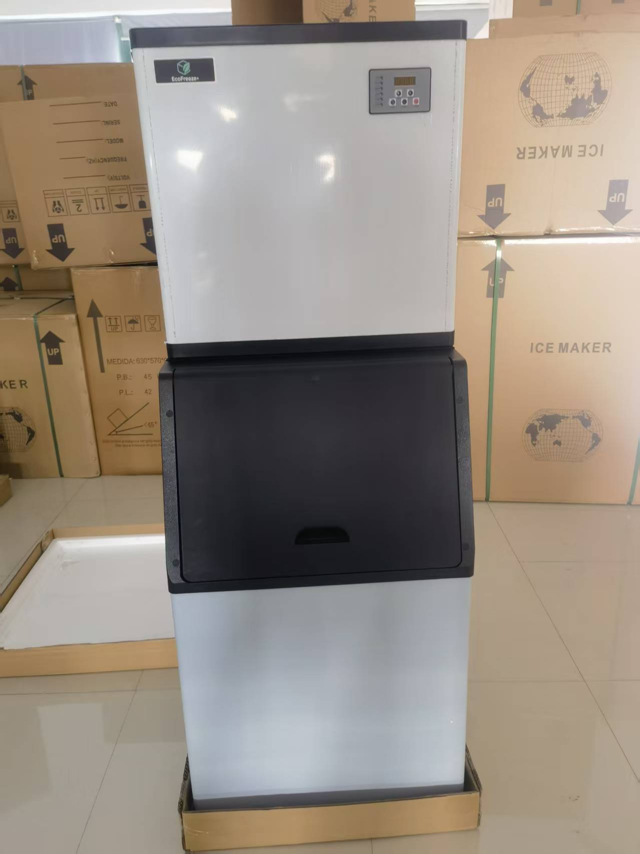 Máquina comercial para hacer hielo en cubos 200kg/24h