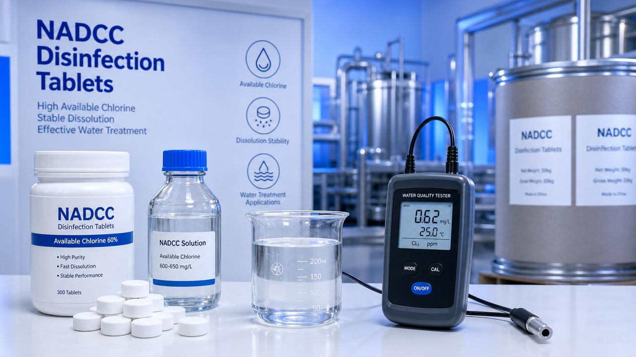 Cómo evaluar el dicloroisocianurato de sodio (NADCC) para la desinfección del agua