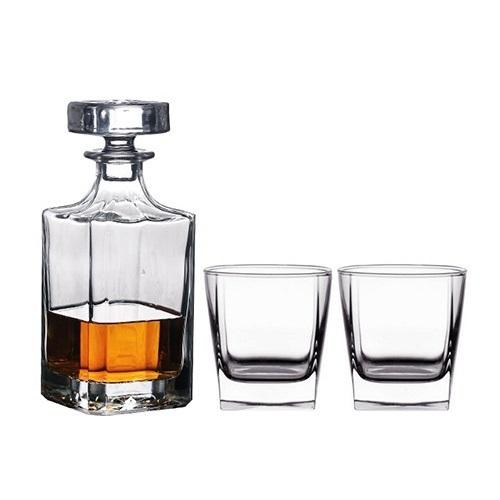 Botellas al por mayor de vidrio cristalino para vino, botellas para whisky y vidrio transparente utilizado para almacenar vino