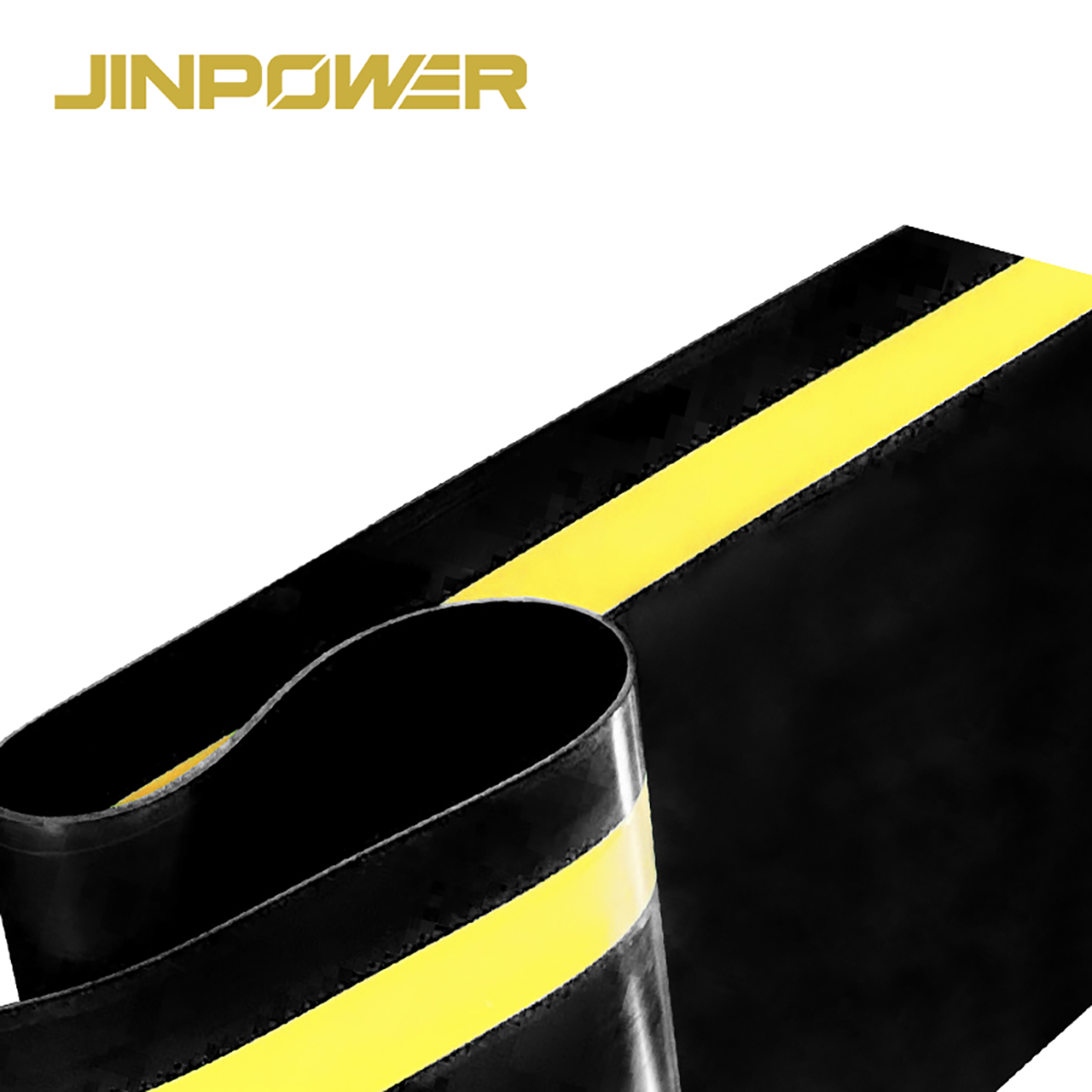 Warning Yellow Line Rubber Mat