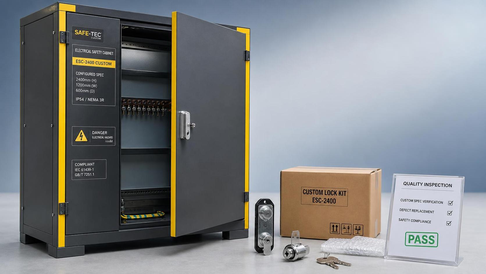 What Is the Replacement Policy for Defective Custom Safety Cabinets?