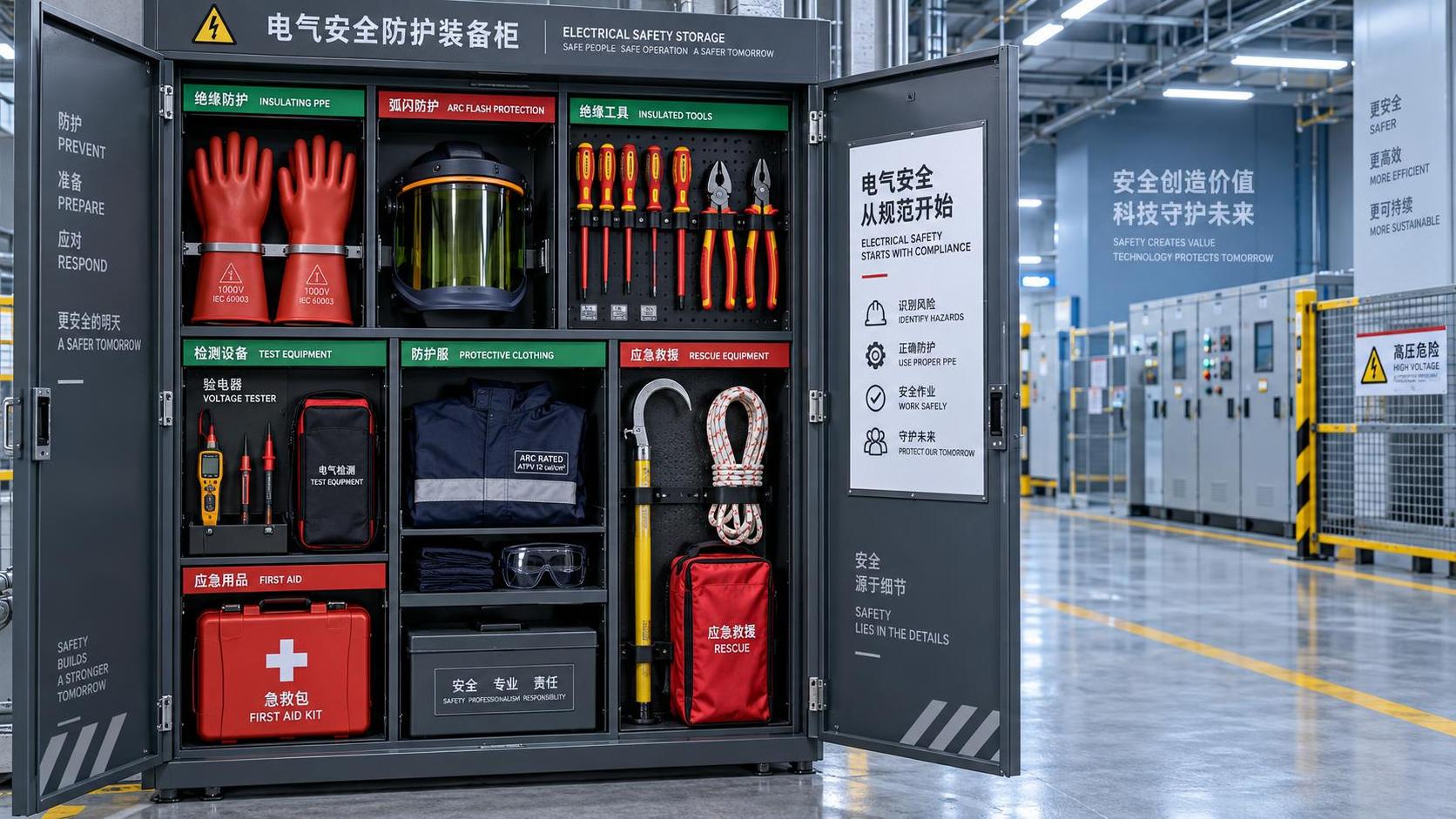 Electrical Safety Cabinet Storage: How to Organize PPE for Faster Emergency Response