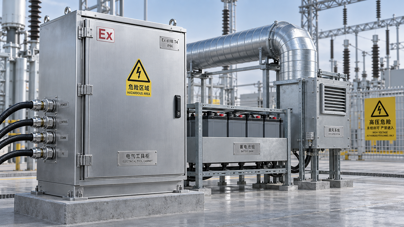 Which Zones Require Explosion-Proof Substation Tool Cabinets?