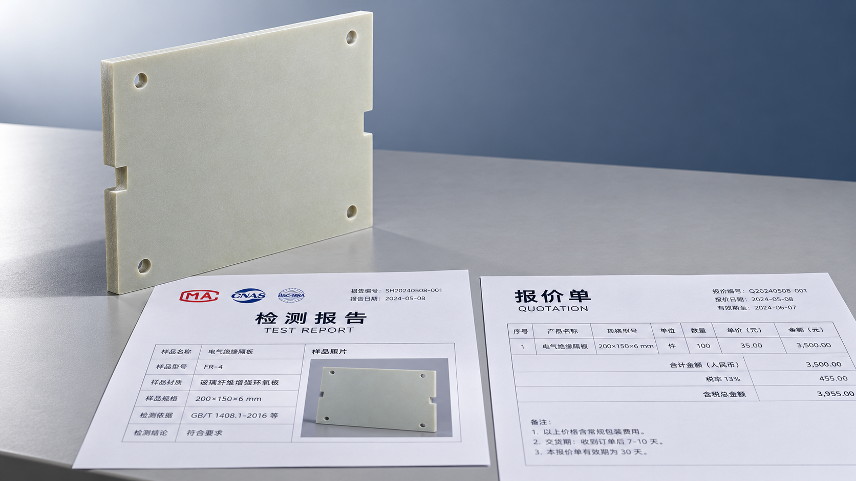 How can I check if a supplier’s test report covers the quoted barrier?
