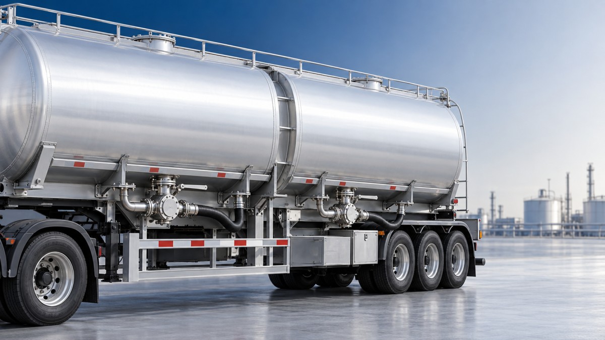 Fuel Segregation and Discharge Controls for 20 m2 Two-Compartment Tankers Контроль разделения топлива и слива для двухсекционных автоцистерн объёмом 20 m2