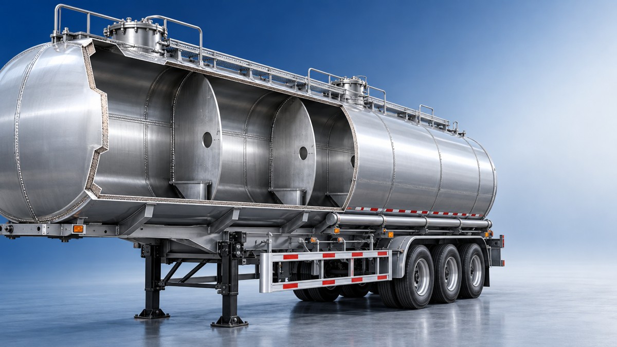 Carbon Steel Oil Tanker Trailers: Selecting Plate Thickness for Payload and Durability Автоцистерны для перевозки нефтепродуктов из углеродистой стали: выбор толщины листа с учетом грузоподъемности и долговечности