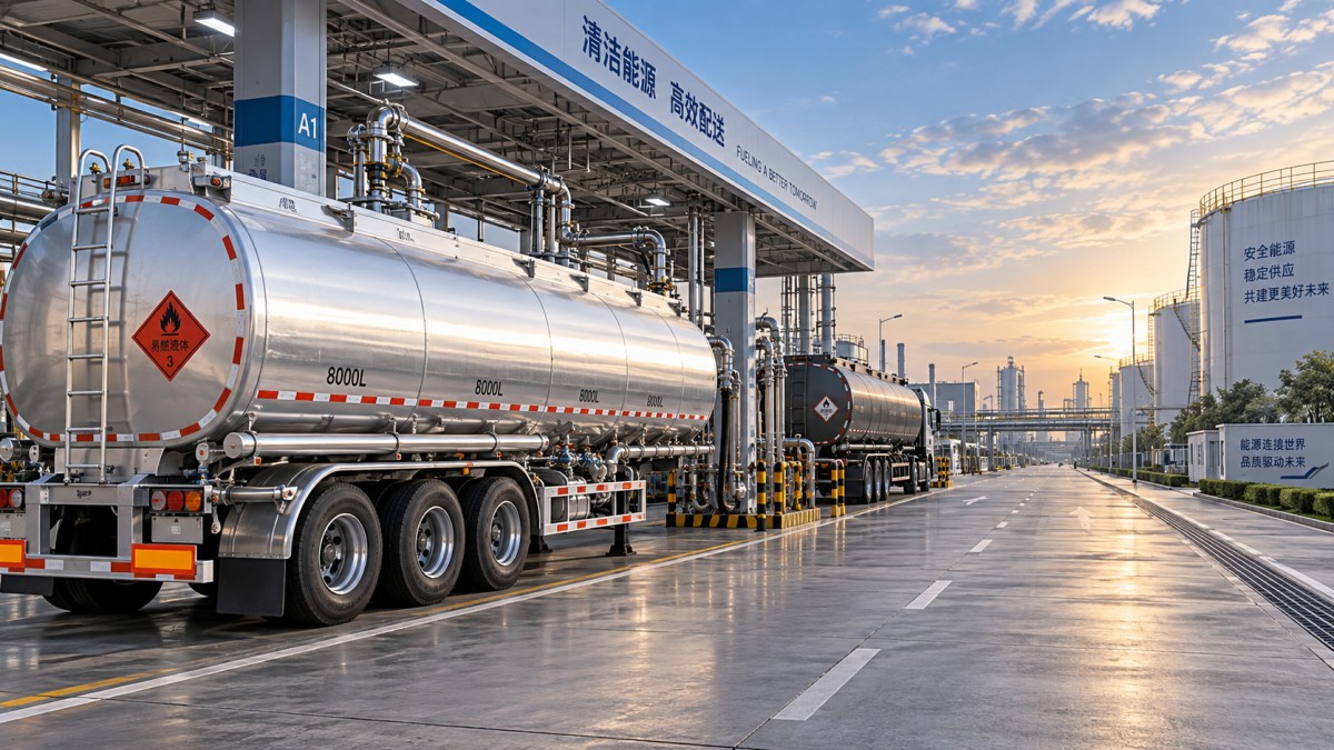 Aluminum Alloy Oil Tanker Truck Is Better Than Carbon Steel Oil Tanker Truck Автоцистерна из алюминиевого сплава лучше, чем автоцистерна из углеродистой стали