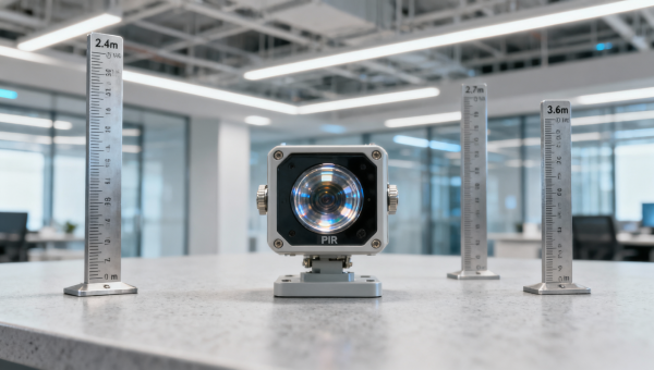 PIR sensor detection angle shrinks under real-world ceiling heights — not datasheet specs