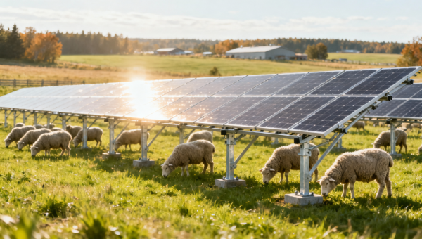 Canadian Agrivoltaics Model Shows 22%-40% EBITDA Margin, Sparks Demand for Chinese Solar Mounts