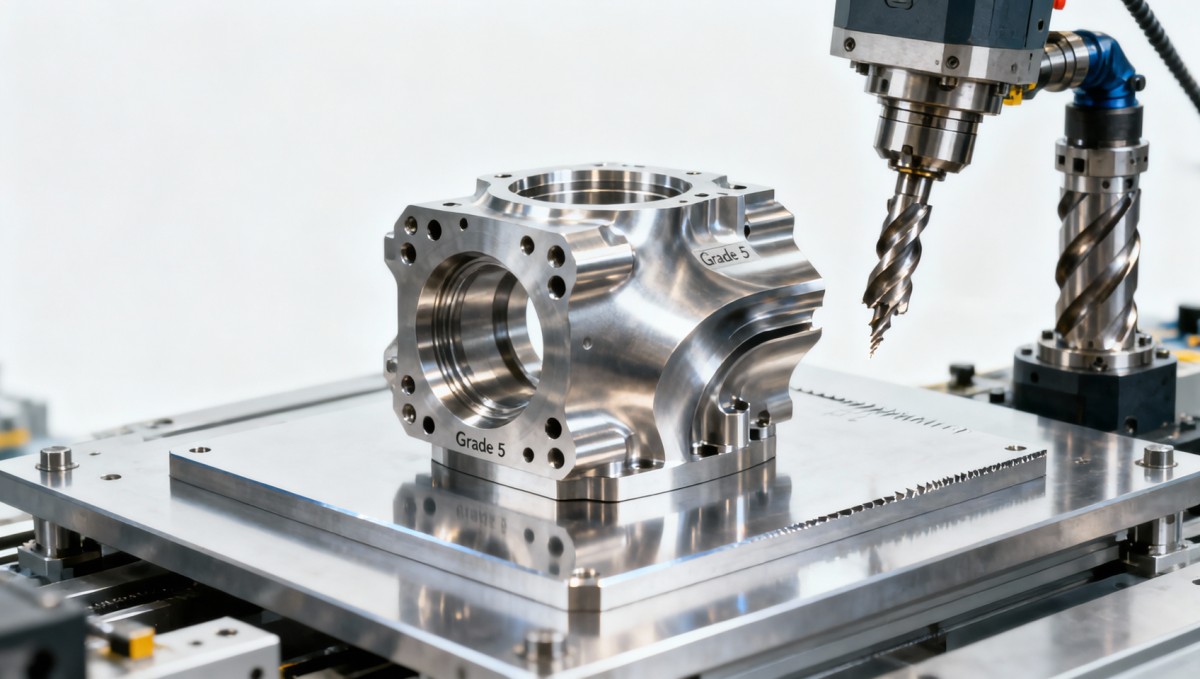 Titanium Grade 5 machinability: where cycle time gets lost