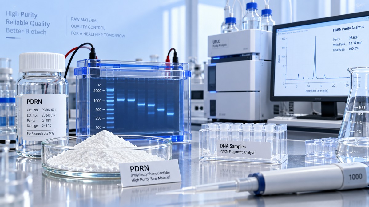 Especificaciones del polvo de PDRN: cómo entender la distribución del tamaño del ADN y la pureza Especificaciones del polvo de PDRN: cómo entender la distribución del tamaño del ADN y la pureza
