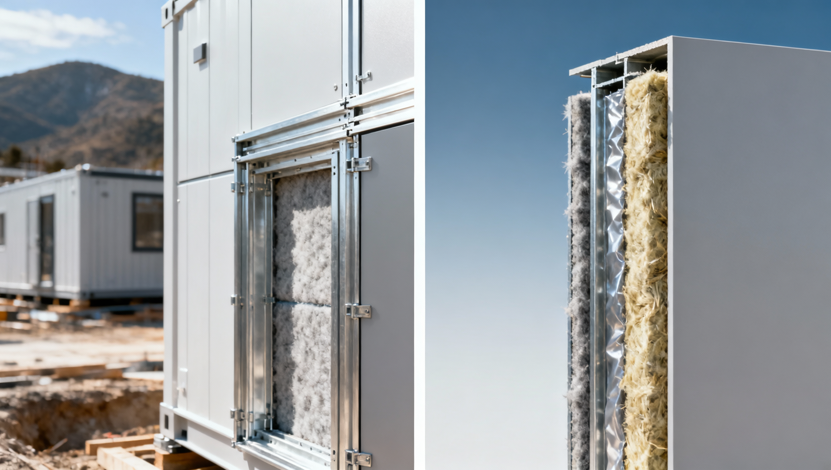 Thermal efficiency gaps between modular cabin wall assemblies and their certified U-value labels