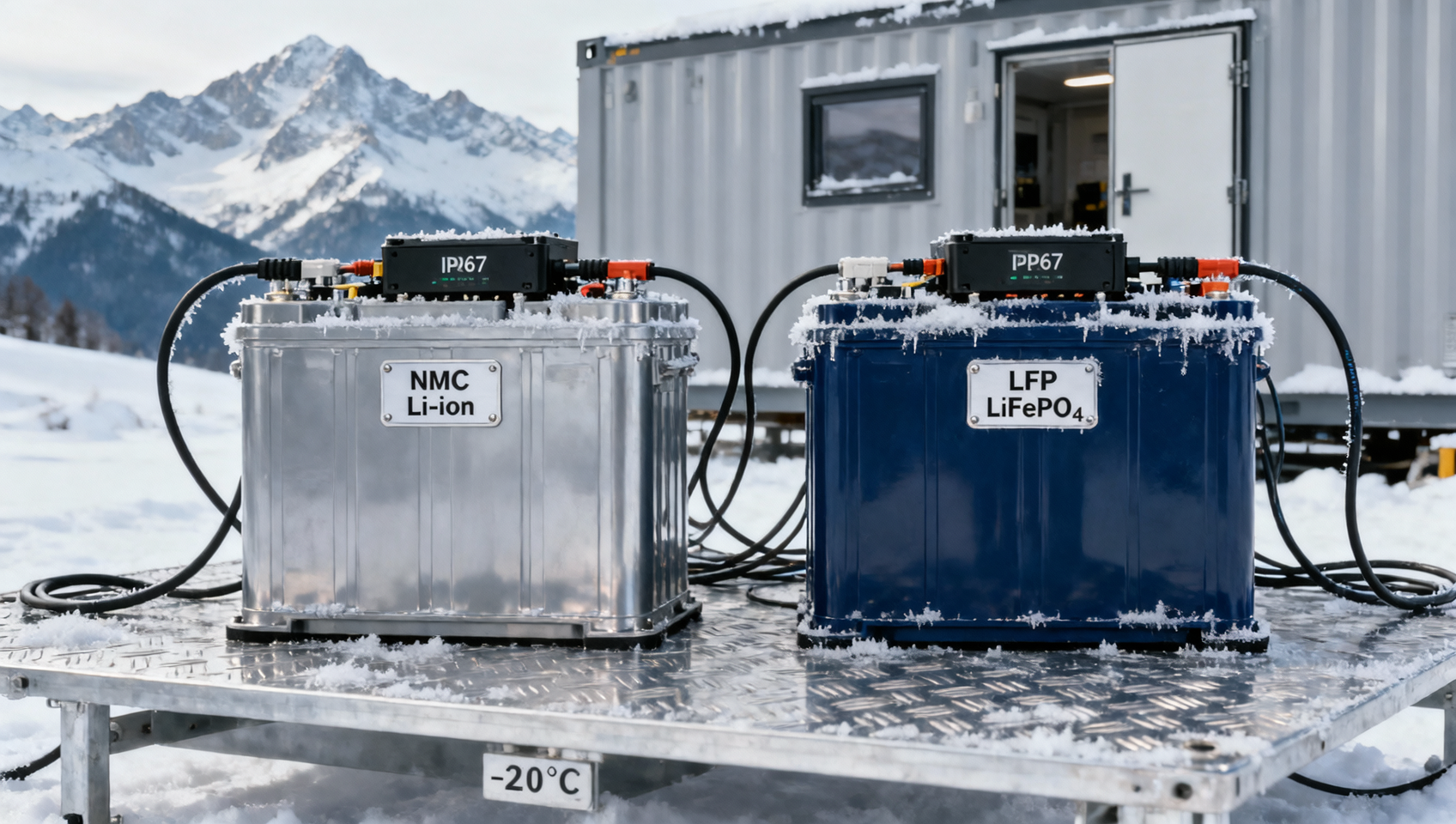 RV battery cycle life comparison: Lithium vs LFP in sub-zero conditions