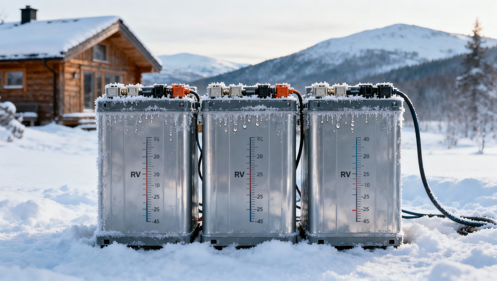 RV battery cycle life comparison shows sharp drop below -10°C — even for 'low-temp' models