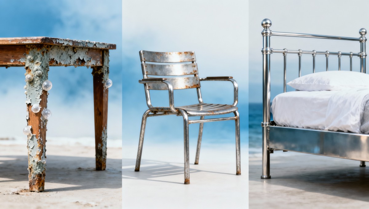 Hospitality furniture finishes that fail faster in coastal or humid climates