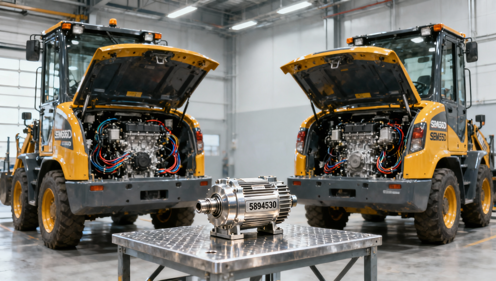 Is the 5894530 starter compatible across SEM636D and SEM655D models? Real-world fitment notes