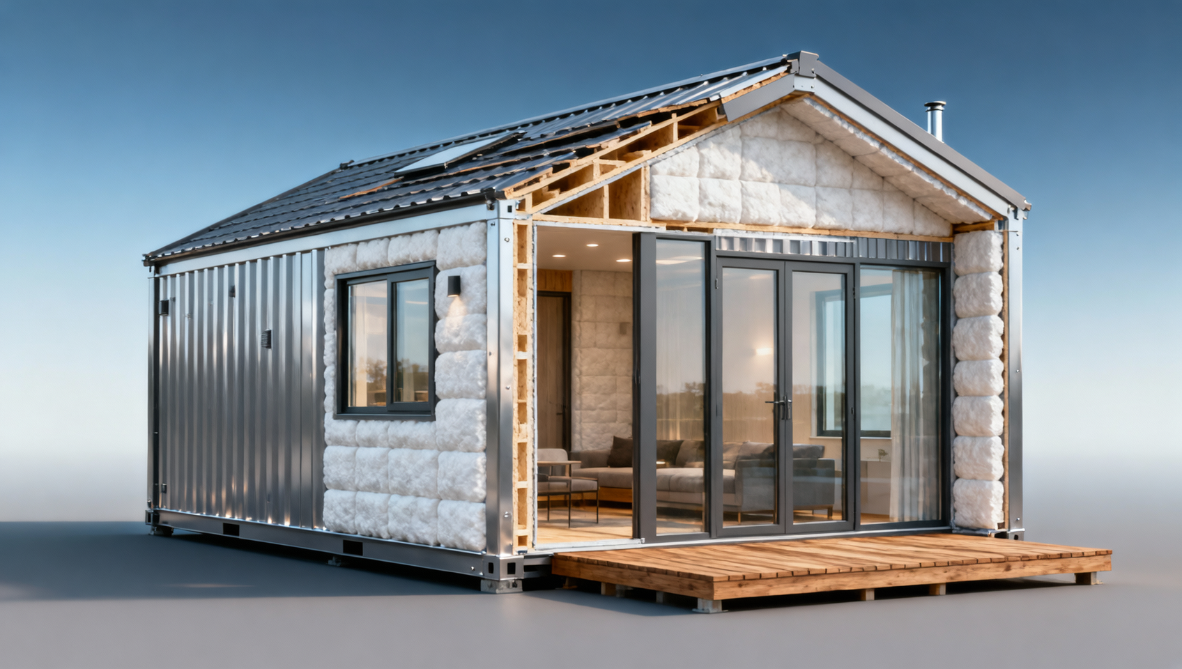 Prefab cabin thermal conductivity benchmark: what counts as good?