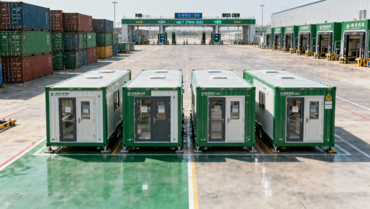 China Customs Launches Green Clearance for Modular Cabins