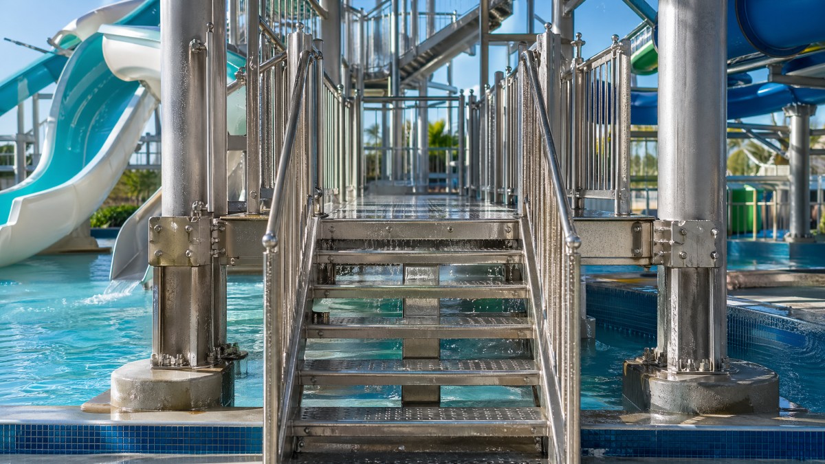 Why Water Parks Need Different Amusement Hardware Specifications